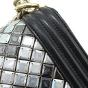 シャネル CHANEL モザイク ボーイシャネル A67085 ボルドー レザー ショルダーバッグ ヴィンテージ金具 タイルデザイン