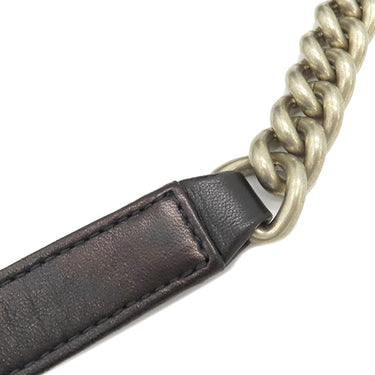 シャネル CHANEL モザイク ボーイシャネル A67085 ボルドー レザー ショルダーバッグ ヴィンテージ金具 タイルデザイン