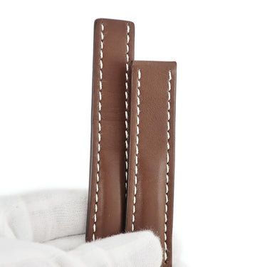 ブライトリング BREITLING 純正 レザーバンド ブラウン レザー 腕時計パーツ 替え ベルト ストラップ 本革 牛革 予備 スペア 交換 部品 パーツ 22mm ブラウン 茶