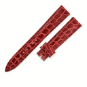 フランクミュラー FRANCK MULLER トノウカーベックス 1750 1752用 クロコバンド ワインレッド クロコダイル 腕時計パーツ 新品同様 純正 ベルト 14mm ワインレッド ボルドー 赤