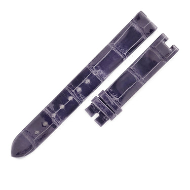 ブレゲ BREGUET 純正 クイーンオブネイプルズ パープル クロコダイル 腕時計パーツ 未使用 純正 クロコ ベルト ストラップ 艶有り シャイニー 14mm パープル 紫
