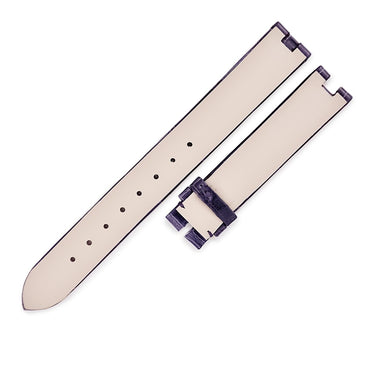 ブレゲ BREGUET 純正 クイーンオブネイプルズ パープル クロコダイル 腕時計パーツ 未使用 純正 クロコ ベルト ストラップ 艶有り シャイニー 14mm パープル 紫