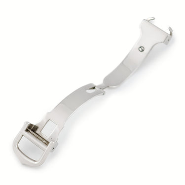 カルティエ Cartier 純正 シルバー ステンレススチール 腕時計パーツ 12mm幅対応 フォールディング Dバックル パーツ 替え 交換 予備 ステンレス スチール SS シルバー 銀