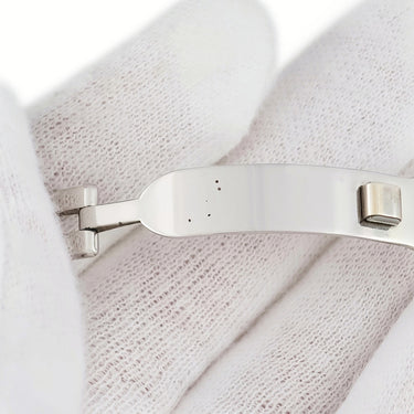 カルティエ Cartier 純正 シルバー ステンレススチール 腕時計パーツ 12mm幅対応 フォールディング Dバックル パーツ 替え 交換 予備 ステンレス スチール SS シルバー 銀