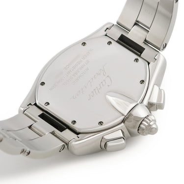 腕時計 カルティエ Cartier ロードスター クロノグラフ XL W62007X6 自動巻き メンズ ブラック アラビア