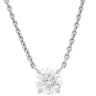 ハリーウィンストン Harry Winston ラウンドカット ソリティア プラチナシルバー Pt950 ダイヤモンド ネックレス