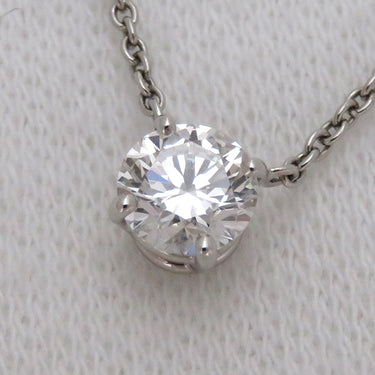 ハリーウィンストン Harry Winston ラウンドカット ソリティア プラチナシルバー Pt950 ダイヤモンド ネックレス