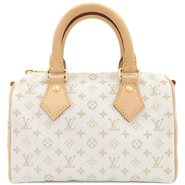 ルイヴィトン LOUIS VUITTON スピーディ バンドリエール20 M12747 マスティック ナイロンジャガード 2WAYバッグ ゴールド金具 ハンドバッグ ショルダーバッグ 2024秋冬ショーアイテム