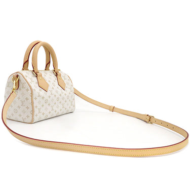 ルイヴィトン LOUIS VUITTON スピーディ バンドリエール20 M12747 マスティック ナイロンジャガード 2WAYバッグ ゴールド金具 ハンドバッグ ショルダーバッグ 2024秋冬ショーアイテム