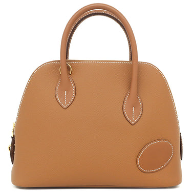 エルメス HERMES ボリード1923 25 無秩序 ゴールド ヴォーエプソン スイフト ヴァッシュハンター 2WAYバッグ ゴールド金具 茶 ショルダー