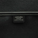 エルメス HERMES エトリヴィエール ポケット ブラック スイフト トワルゴエラン ヴァッシュハンター トートバッグ シルバー金具 黒