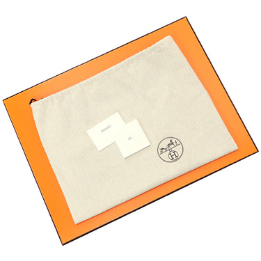 エルメス HERMES エトリヴィエール ポケット ブラック スイフト トワルゴエラン ヴァッシュハンター トートバッグ シルバー金具 黒