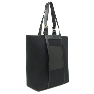 エルメス HERMES エトリヴィエール ポケット ブラック スイフト トワルゴエラン ヴァッシュハンター トートバッグ シルバー金具 黒