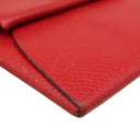 エルメス HERMES バスティア ルージュカザック ヴォーエプソン コインケース シルバー金具 赤