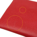 エルメス HERMES バスティア ルージュカザック ヴォーエプソン コインケース シルバー金具 赤