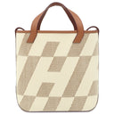 エルメス HERMES アンビエ PM ゴールド×ナチュラル トワルアッシュ スイフト 2WAYバッグ 茶 ショルダー