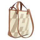 エルメス HERMES アンビエ PM ゴールド×ナチュラル トワルアッシュ スイフト 2WAYバッグ 茶 ショルダー