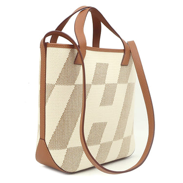 エルメス HERMES アンビエ PM ゴールド×ナチュラル トワルアッシュ スイフト 2WAYバッグ 茶 ショルダー