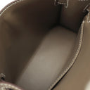 エルメス HERMES ミニケリードゥ 外縫い エトゥープ ヴォーエプソン 2WAYバッグ ゴールド金具 新品 未使用 グレージュ ショルダー