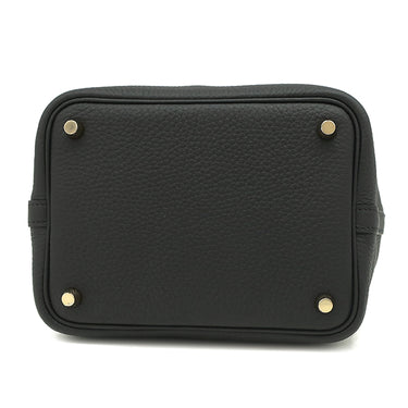 エルメス HERMES ピコタンロックPM ブラック トリヨンクレマンス ハンドバッグ ゴールド金具 新品 未使用 黒 新刻印