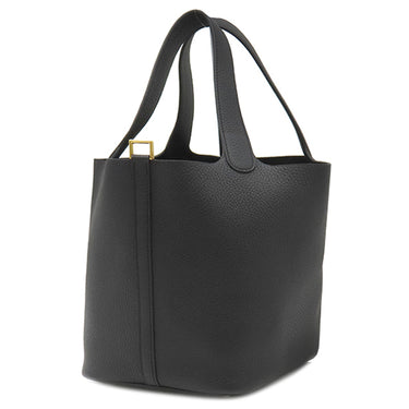 エルメス HERMES ピコタンロックMM ブラック トリヨンクレマンス ハンドバッグ ゴールド金具 新品 未使用 黒