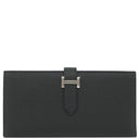 エルメス HERMES ベアンスフレ ブラック ヴォーエプソン 長財布 シルバー金具 新品 未使用 黒 二つ折財布 新刻印