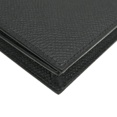 エルメス HERMES ベアンスフレ ブラック ヴォーエプソン 長財布 シルバー金具 新品 未使用 黒 二つ折財布 新刻印