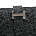 エルメス HERMES ベアンスフレ ブラック ヴォーエプソン 長財布 シルバー金具 新品 未使用 黒 二つ折財布 新刻印
