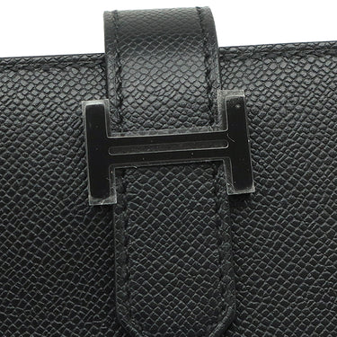 エルメス HERMES ベアンスフレ モノクローム ブラック ヴォーマダム 長財布 ブラック金具 新品 未使用 黒 二つ折財布 新刻印