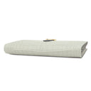 エルメス HERMES ベアンスフレ グリネヴェ アリゲーターマット 長財布 ゴールド金具 新品 未使用 二つ折財布 クロコ 新刻印