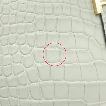 エルメス HERMES ベアンスフレ グリネヴェ アリゲーターマット 長財布 ゴールド金具 新品 未使用 二つ折財布 クロコ 新刻印