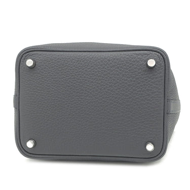 エルメス HERMES ピコタンロック PM エクラ アルドワーズ×グリプラチナ トリヨンクレマンス ヴォースイフト ハンドバッグ シルバー金具 新品 未使用 バイカラー