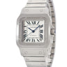 腕時計 カルティエ Cartier サントス ガルベ XL W20098D6 自動巻き メンズ メーカーOH済み シルバー スクエア ローマンインデックス