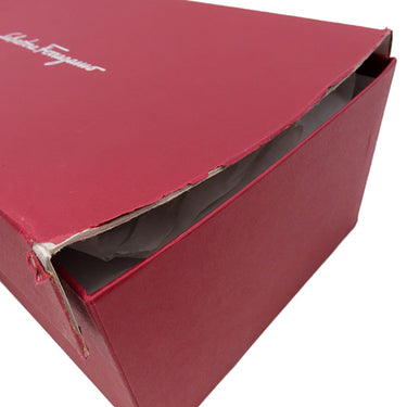 サルヴァトーレ・フェラガモ Salvatore Ferragamo ヴァラ リボン 732853 バーガンディー ファブリック #5 パンプス ボルドー 赤 チュール