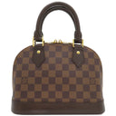 ルイヴィトン LOUIS VUITTON アルマBB N41221 ダミエエベヌ ダミエキャンバス 2WAYバッグ ゴールド金具 茶 ショルダーバッグ ハンドバッグ