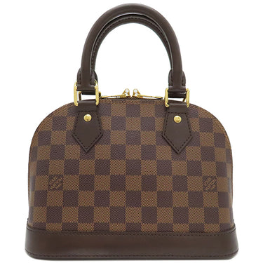 ルイヴィトン LOUIS VUITTON アルマBB N41221 ダミエエベヌ ダミエキャンバス 2WAYバッグ ゴールド金具 茶 ショルダーバッグ ハンドバッグ