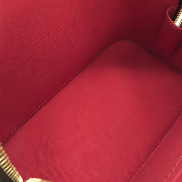 ルイヴィトン LOUIS VUITTON アルマBB N41221 ダミエエベヌ ダミエキャンバス 2WAYバッグ ゴールド金具 茶 ショルダーバッグ ハンドバッグ