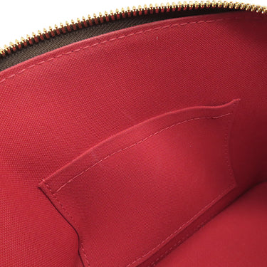 ルイヴィトン LOUIS VUITTON アルマBB N41221 ダミエエベヌ ダミエキャンバス 2WAYバッグ ゴールド金具 茶 ショルダーバッグ ハンドバッグ