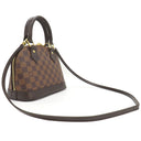 ルイヴィトン LOUIS VUITTON アルマBB N41221 ダミエエベヌ ダミエキャンバス 2WAYバッグ ゴールド金具 茶 ショルダーバッグ ハンドバッグ