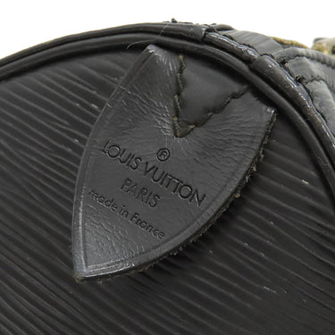 ルイヴィトン LOUIS VUITTON スピーディ25 M59032 ノワール エピレザー ハンドバッグ ゴールド金具 黒 ボストンバッグ 鍵/パドロック欠品