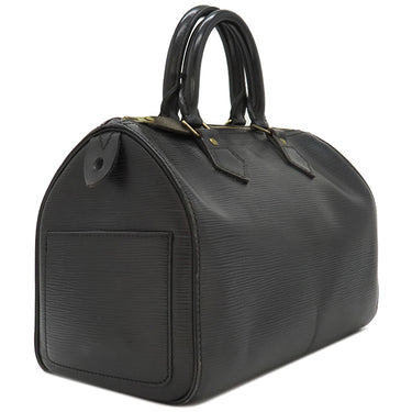 ルイヴィトン LOUIS VUITTON スピーディ25 M59032 ノワール エピレザー ハンドバッグ ゴールド金具 黒 ボストンバッグ 鍵/パドロック欠品