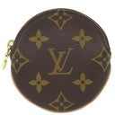ルイヴィトン LOUIS VUITTON ポルトモネ ロン M61926 モノグラム モノグラムキャンバス コインケース ゴールド金具 茶 小銭入れ