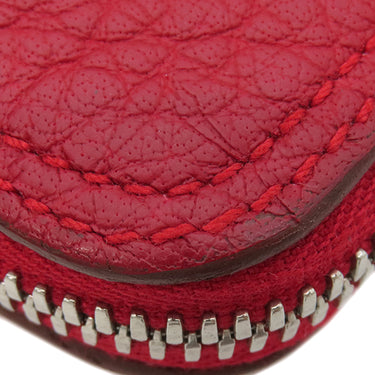 エルメス HERMES シルキーポップ レッド×ピンク×マルチカラー シルク レザー トートバッグ シルバー金具 【LA DANSE DU CHEVAL MARWARI/マールワーリ馬のダンス】 折りたたみ