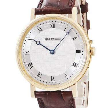 腕時計 ブレゲ BREGUET クラシック アールデコ 5967BA/11/9W6 手巻き メンズ K18YG無垢 イエローゴールド ギヨシェ 青針