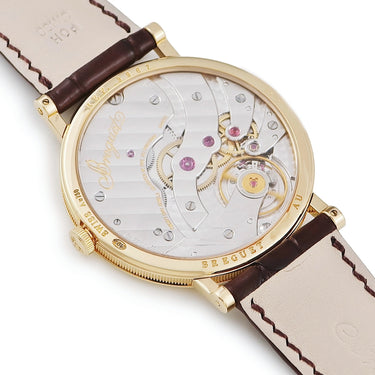 腕時計 ブレゲ BREGUET クラシック アールデコ 5967BA/11/9W6 手巻き メンズ K18YG無垢 イエローゴールド ギヨシェ 青針