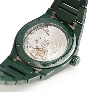 腕時計 ジラールペルゴ GIRARD PERREGAUX ロレアート グリーンセラミック アストンマーティン 42mm 81010-32-3081-1CX 自動巻き メンズ 限定