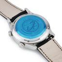 腕時計 ジャガールクルト JAEGER LECOULTRE マスター メモボックス 174.8.96 自動巻き メンズ ブルー アラーム