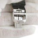 腕時計 ジャガールクルト JAEGER LECOULTRE マスター メモボックス 174.8.96 自動巻き メンズ ブルー アラーム