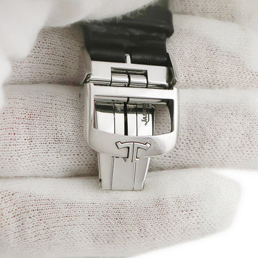 腕時計 ジャガールクルト JAEGER LECOULTRE マスター メモボックス 174.8.96 自動巻き メンズ ブルー アラーム