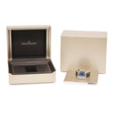 腕時計 ジャガールクルト JAEGER LECOULTRE マスター メモボックス 174.8.96 自動巻き メンズ ブルー アラーム